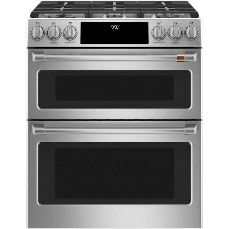 Cafe 30-in. Smart Slide-In Dual-Fuel Double Oven