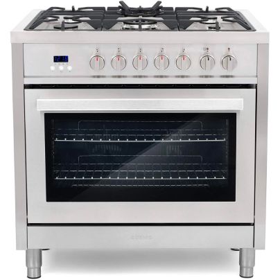 The Best Dual Fuel Ranges Option: Cosmo F965 36-in. Dual Fuel Range with 5 Gas Burners