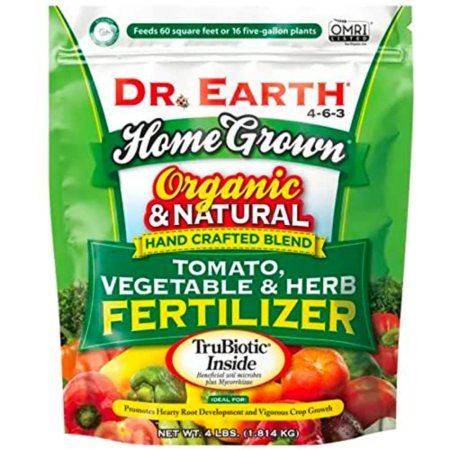  The Best Fertilizer for Cucumbers Option: Dr. Earth Organic 5 Tomato & Herb Fertilizer