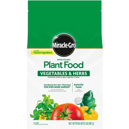  The Best Fertilizer for Cucumbers Option: Miracle-Gro Water Soluble Plant Food