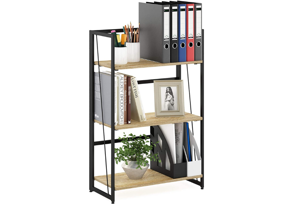 Deals Roundup 2:2 Option: FURINNO Folding Metal Frame Bookcase