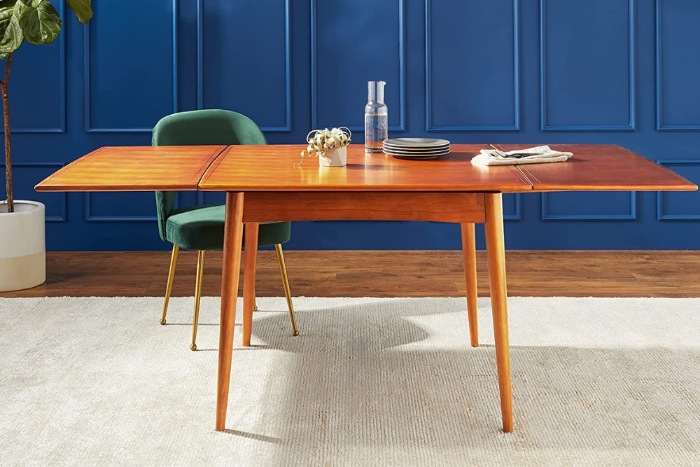 Deals Roundup 2:2 Option: Rivet Mid-Century Modern Pine Extendable Dining Table