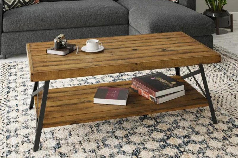 Deals Roundup 2/16 Option: Sand & Stable Laguna Solid Wood Coffee Table with Storage