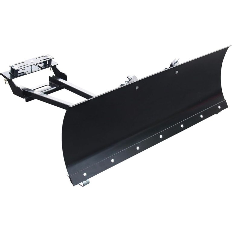 The Extreme Max UniPlow One-Box ATV Plow System on a white background.