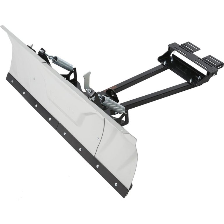  The Kolpin ATV Switchblade Snow Plow System on a white background.