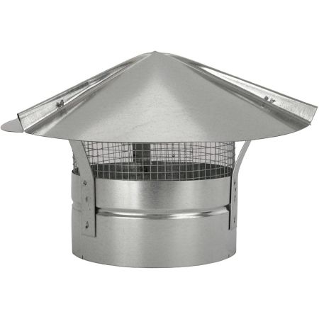 Cone Top Chimney Cap with Screen