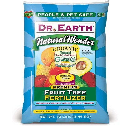Best Fertilizer For Watermelon Options: Dr. Earth Natural Wonder Fruit Tree Fertilizer 12 lb
