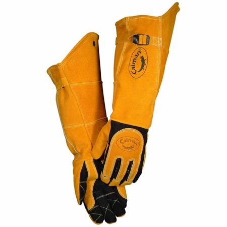 Caiman 21-Inch Deerskin Insulated Welding Gloves