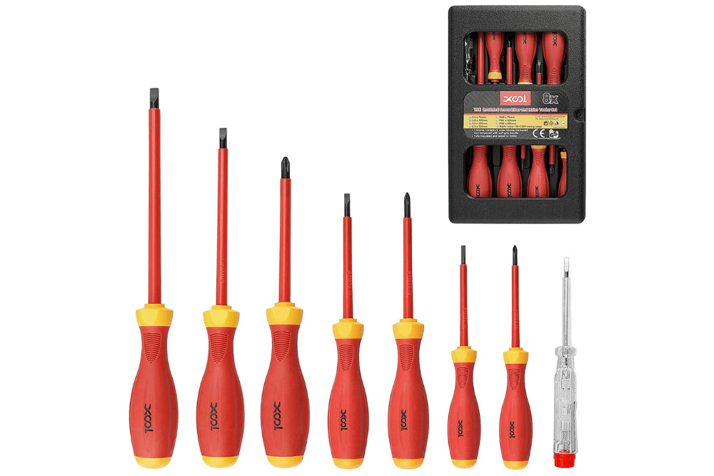 The Best Electrician Tools Option: Insulated Electrician Screwdrivers Set