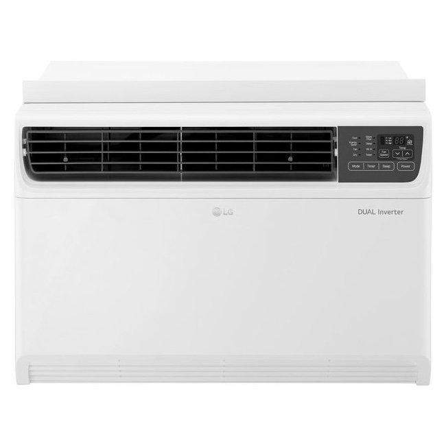LG 14,000 BTU Dual Inverter Window Air Conditioner on white background