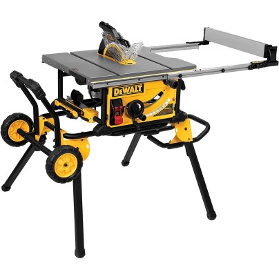 The Best Table Saws For Beginners Option: DEWALT 15 Amp Corded 10 in. Job Site Table Saw