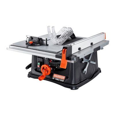The Best Table Saws For Beginners Option: WARRIOR 10 In. 15 Amp Table Saw