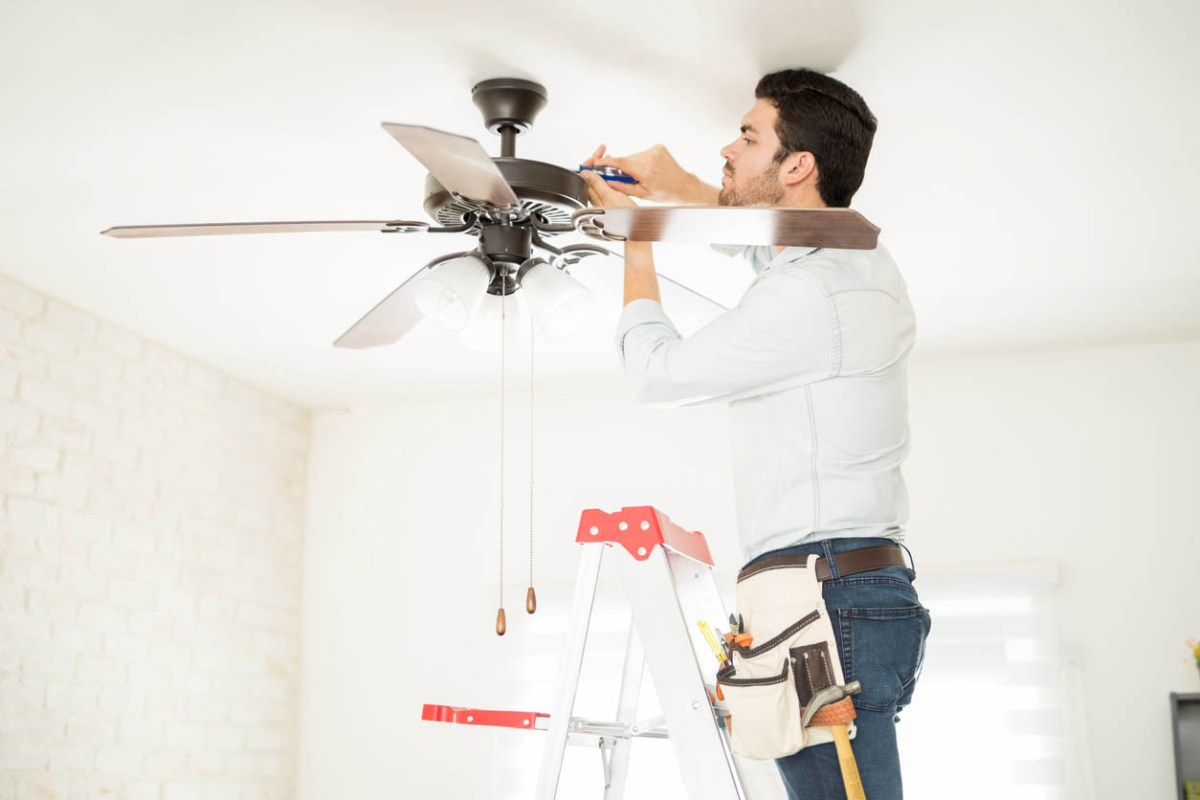 Image showcasing How Much Does Ceiling Fan Installation Cost? - Bob Vila