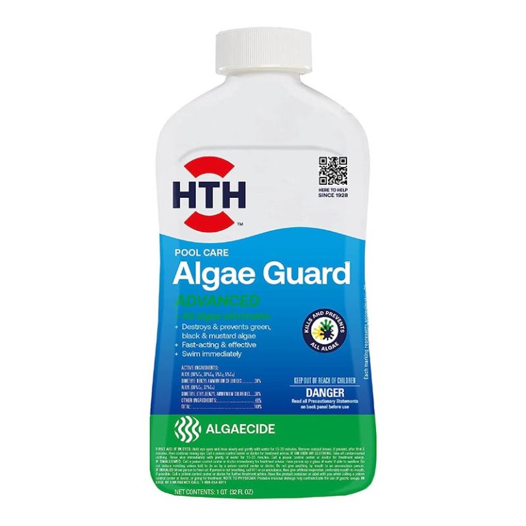  The Best Pool Algaecides Option: HTH Advanced Algae Guard