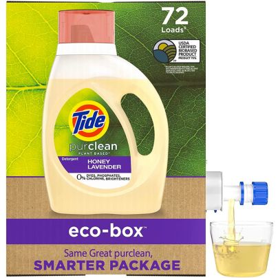 The Best Laundry Detergents for Septic Systems Option: Tide Purclean Plant-Based EPA Safer Choice 