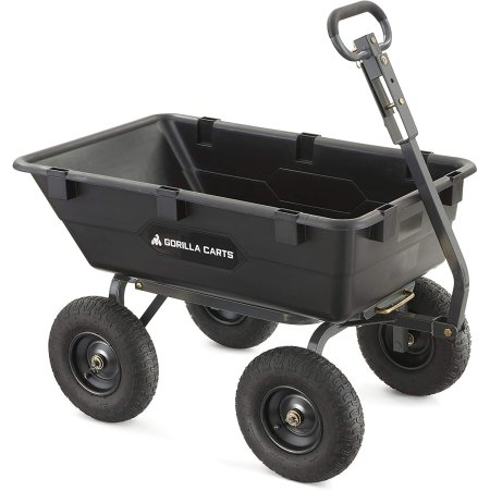  The Best Dump Carts for Lawn Tractors Option: Gorilla Carts Heavy-Duty Poly Dump Cart