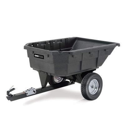 The Best Dump Carts for Lawn Tractors Option: Ohio Steel 15 cu. Ft. Poly Swivel Dump Cart