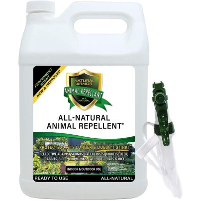 Natural Armor Animal Repellent Peppermint Spray on a white background.