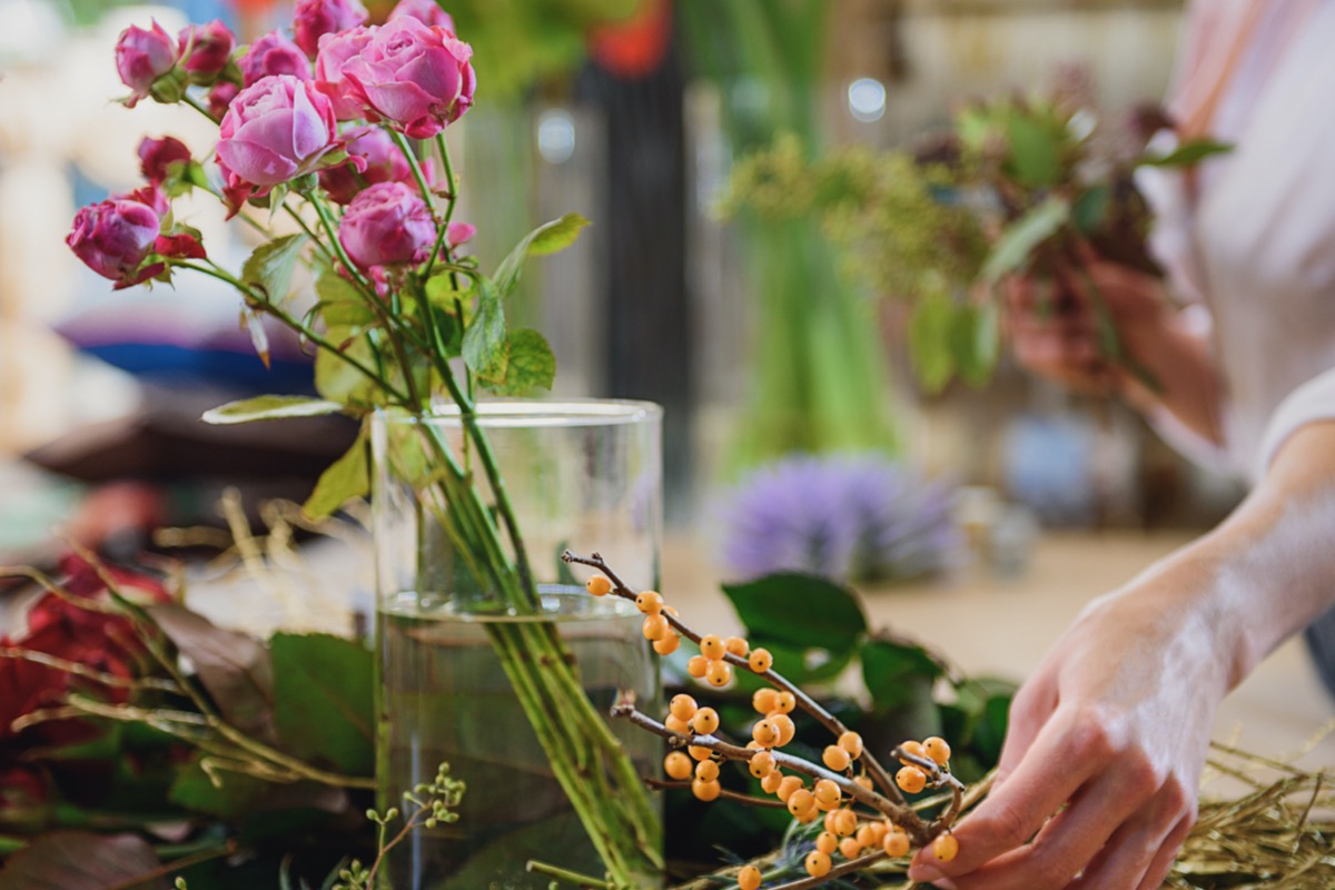 how to arrange flowers