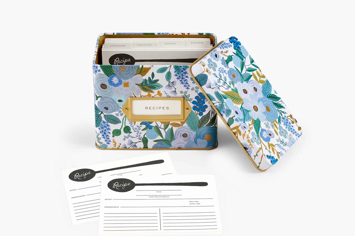 Best Mother’s Day Gift Option Rifle Paper Co. Recipe Tin