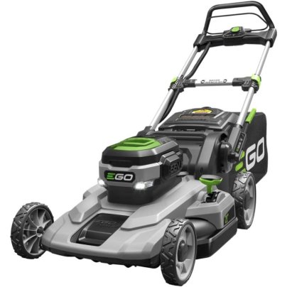 The Ego Power+ 21-Inch Self-Propelled Mower on a white background.