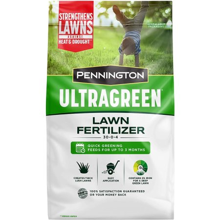  A bag of Pennington UltraGreen Lawn Fertilizer
