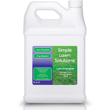  A bottle of Simple Lawn Solutions Lawn Energizer