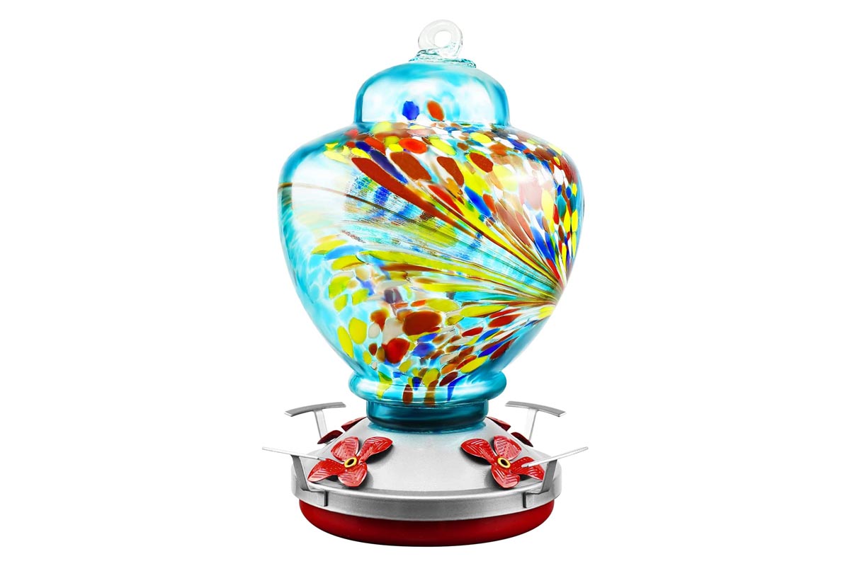 Cheap Mother’s Day Gifts Option: Glass Hummingbird Feeder