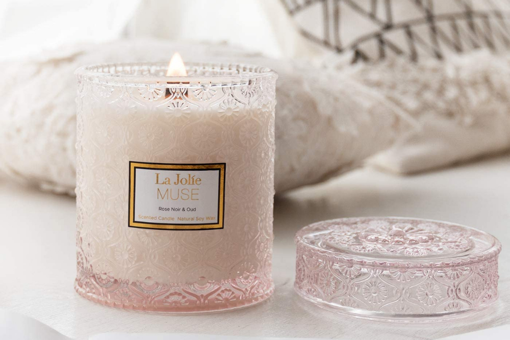 TK Spring Home Decor To Brighten Up Your Space Option: Floral Scented Candle