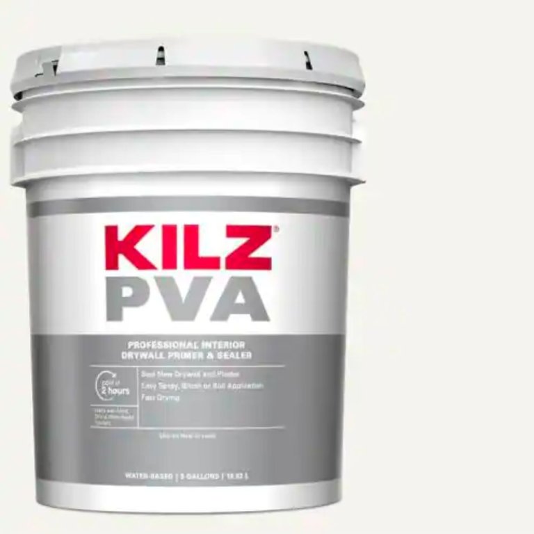  The Best Drywall Primers Option: Kilz PVA 5 Gal. White Interior Drywall Primer