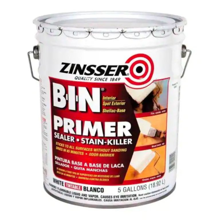  The Best Drywall Primers Option: Zinsser B-I-N Shellac-Based Interior Primer & Sealer