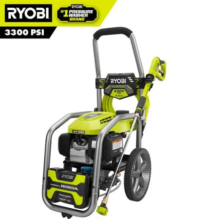  The Best Ryobi Pressure Washers Option: RYOBI 3300 PSI Gas Pressure Washer