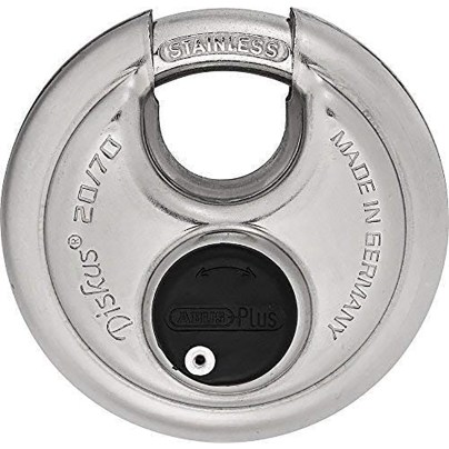 The Best Lock For Storage Units Option: ABUS 20/70 Diskus Stainless Steel Padlock
