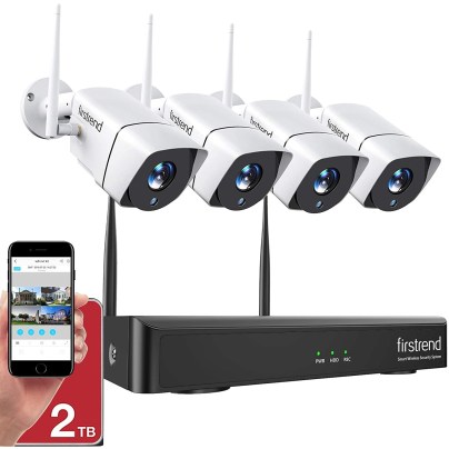 The Best Outdoor Wireless Security Camera Systems with DVR Option: Firstrend 4-Piece Wireless Security Camera System