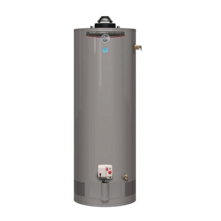  The Best 50-Gallon Gas Water Heaters Option: Rheem Performance Platinum Gas Water Heater