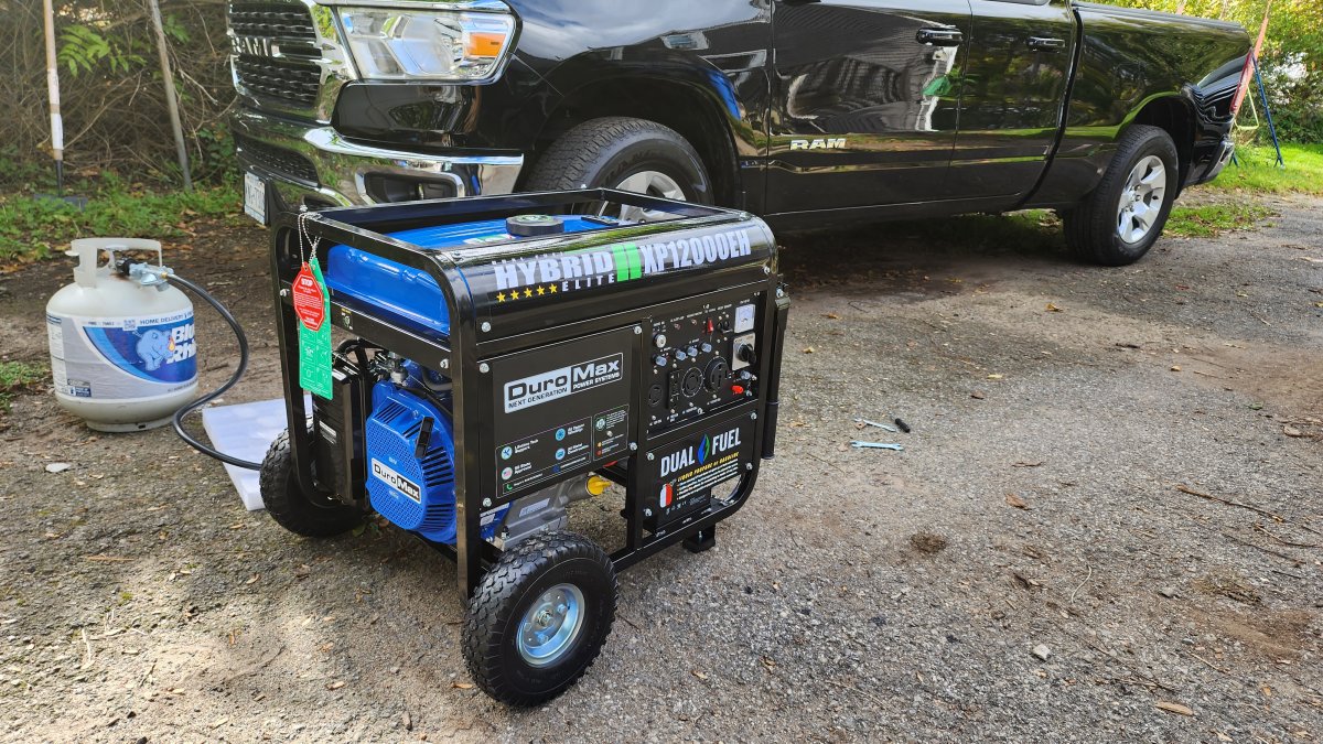 DuroMax 12000- propane, portable, dual fuel