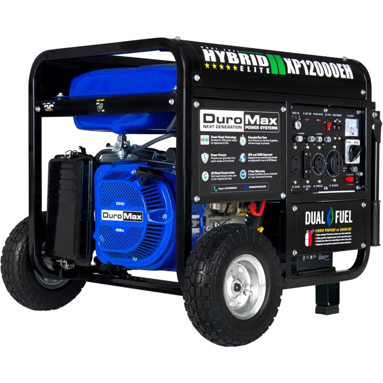 The Best Propane Generator Option: DuroMax XP12000EH