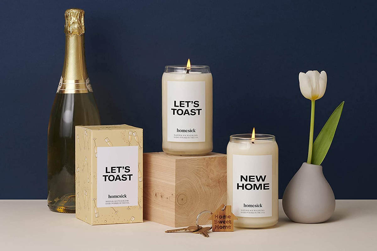 The Best Graduation Gifts Option Homesick Premium Scented Candle