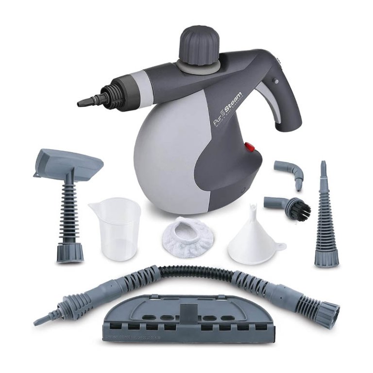 The PurSteam Handheld Pressurized Steam Cleaner on a white background