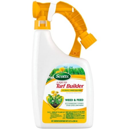  The Best Liquid Lawn Fertilizers Option: Scotts Liquid Turf Builder with Plus 2 Weed Control