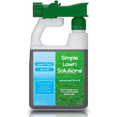 The Best Liquid Lawn Fertilizers Option: Simple Lawn Solutions 16-4-8 Complete Balanced NPK