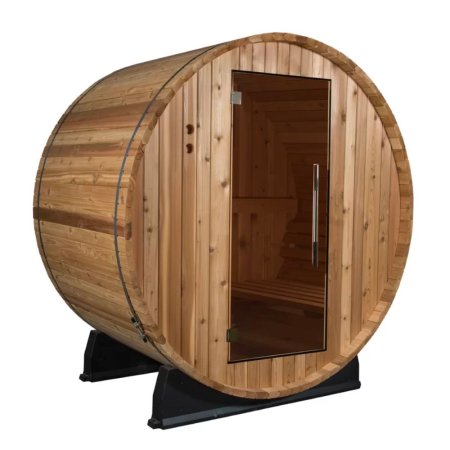  The Best Outdoor Saunas Option: Almost Heaven Saunas Salem 2-Person Barrel Sauna