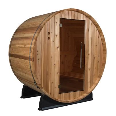 The Best Outdoor Saunas Option: Almost Heaven Saunas Salem 2-Person Barrel Sauna
