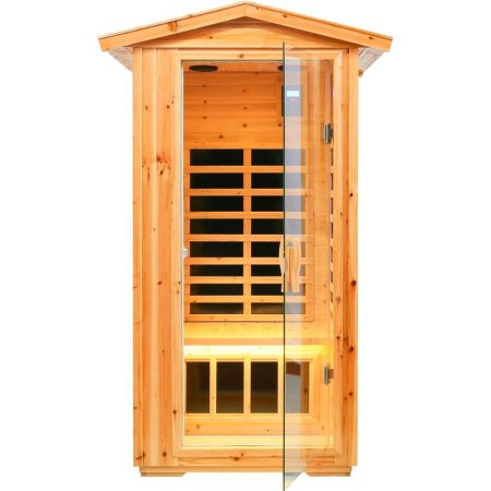  The Best Outdoor Saunas Option: LTCCDSS 1-Person Far-Infrared Outdoor Sauna Room