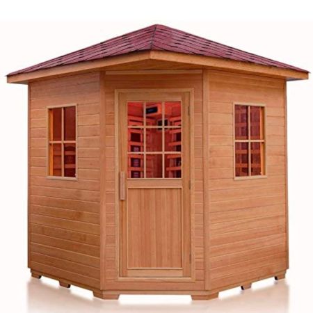 SDI Factory Direct 4-Person Outdoor Infrared Sauna