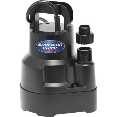 The Best Pool Cover Pumps Option: Superior Pump 91014 Utility Pump