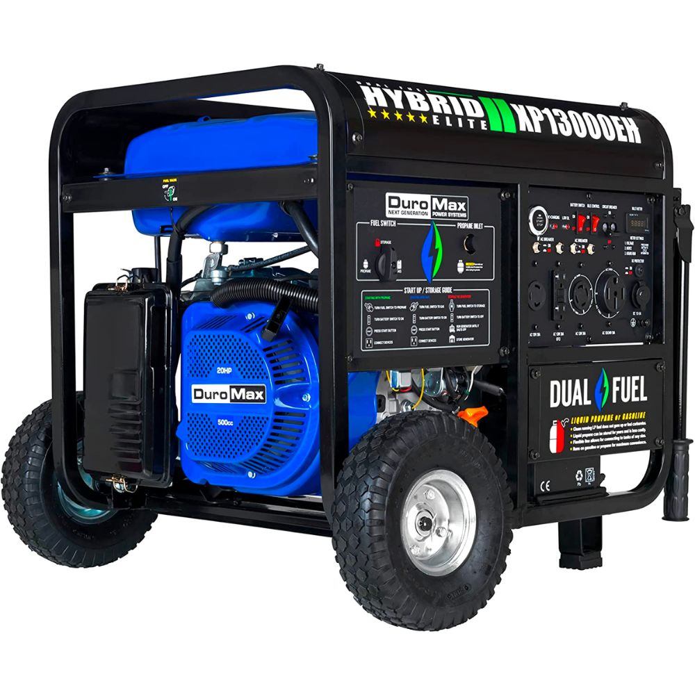 The Best Propane Generator Option: DuroMax 1,300-Watt Dual Fuel Portable Generator
