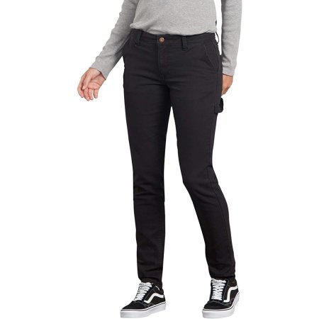  The Best Construction Work Pants Option: Dickies Women's Stretch Duck Carpenter Slim Pants