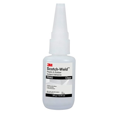 The Best Glue For Rubber Option: 3M Scotch-Weld Plastic & Rubber Instant Adhesive PR40