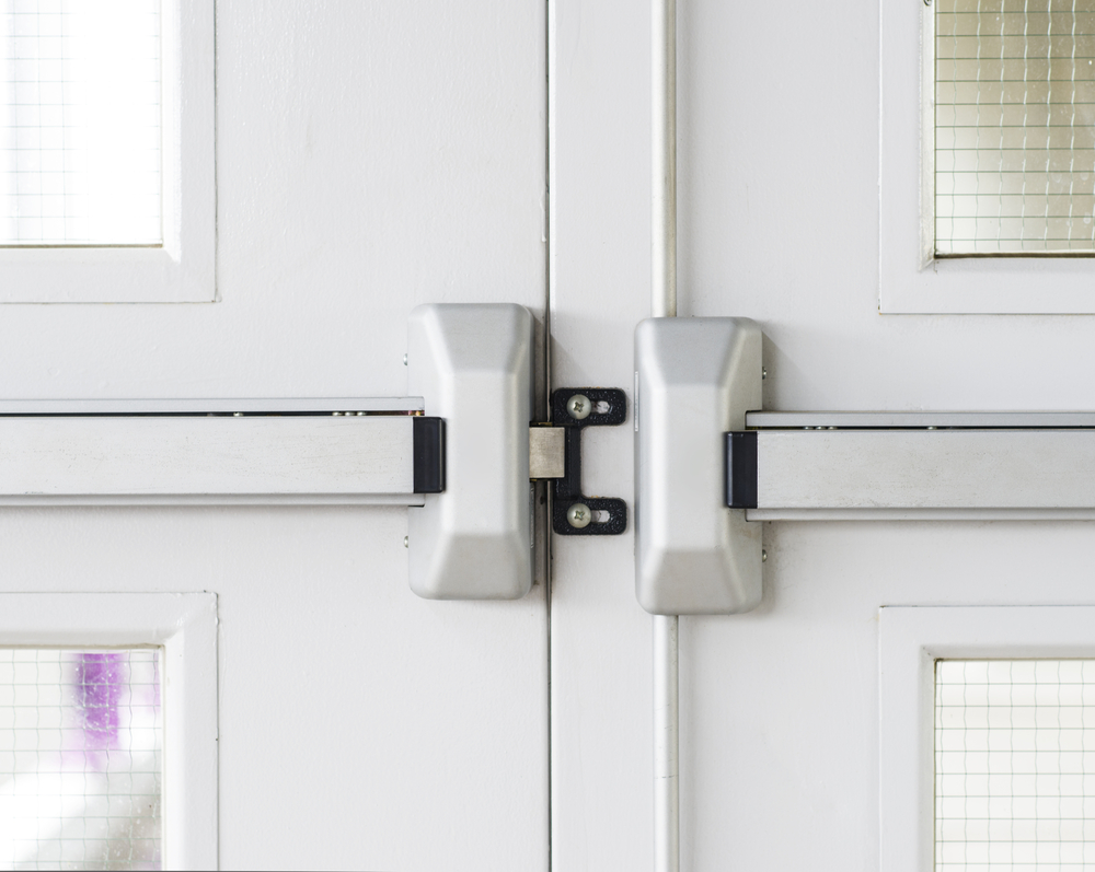 how to secure a door that opens outward